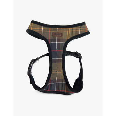 selfridges Barbour Tartan Cotton Dog Harness- Buy online at McGrocer