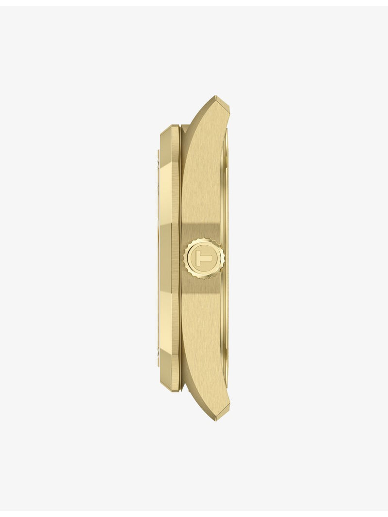 Tissot PRC 100 Solar watch 34mm yellow gold-plated - British product