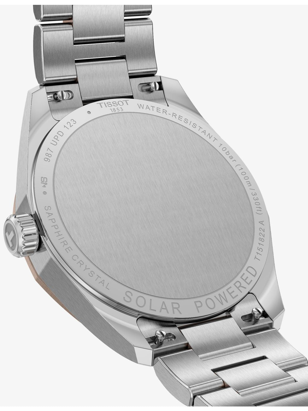 Tissot PRC 100 Solar gold-plated watch 34mm, UK version