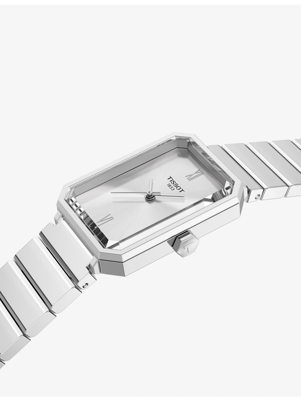 Tissot stainless steel quartz watch with sapphire crystal, imported from the UK