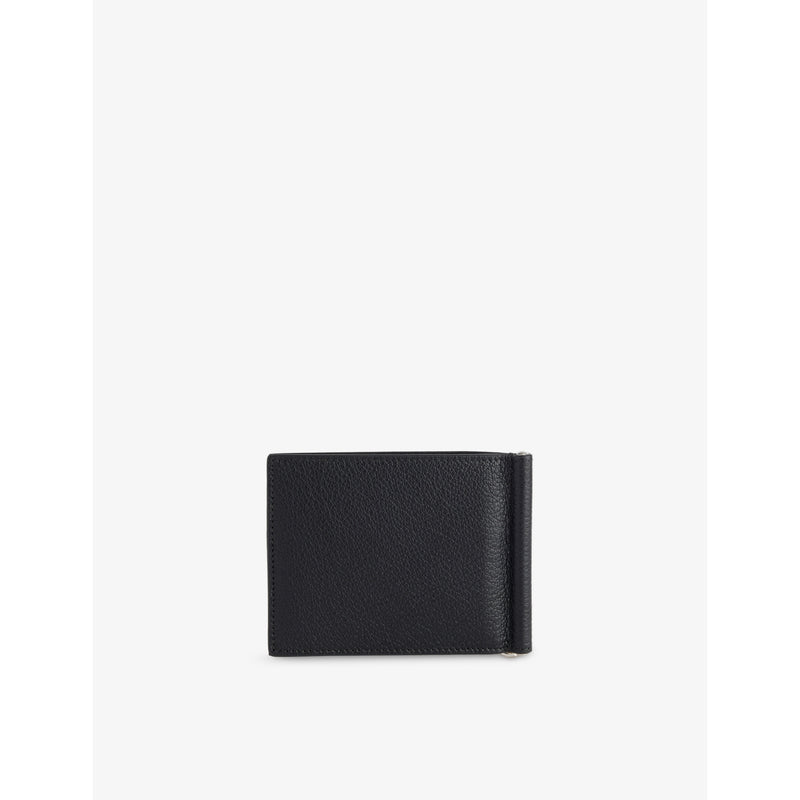 Dunhill leather money clip wallet 6cc - British product