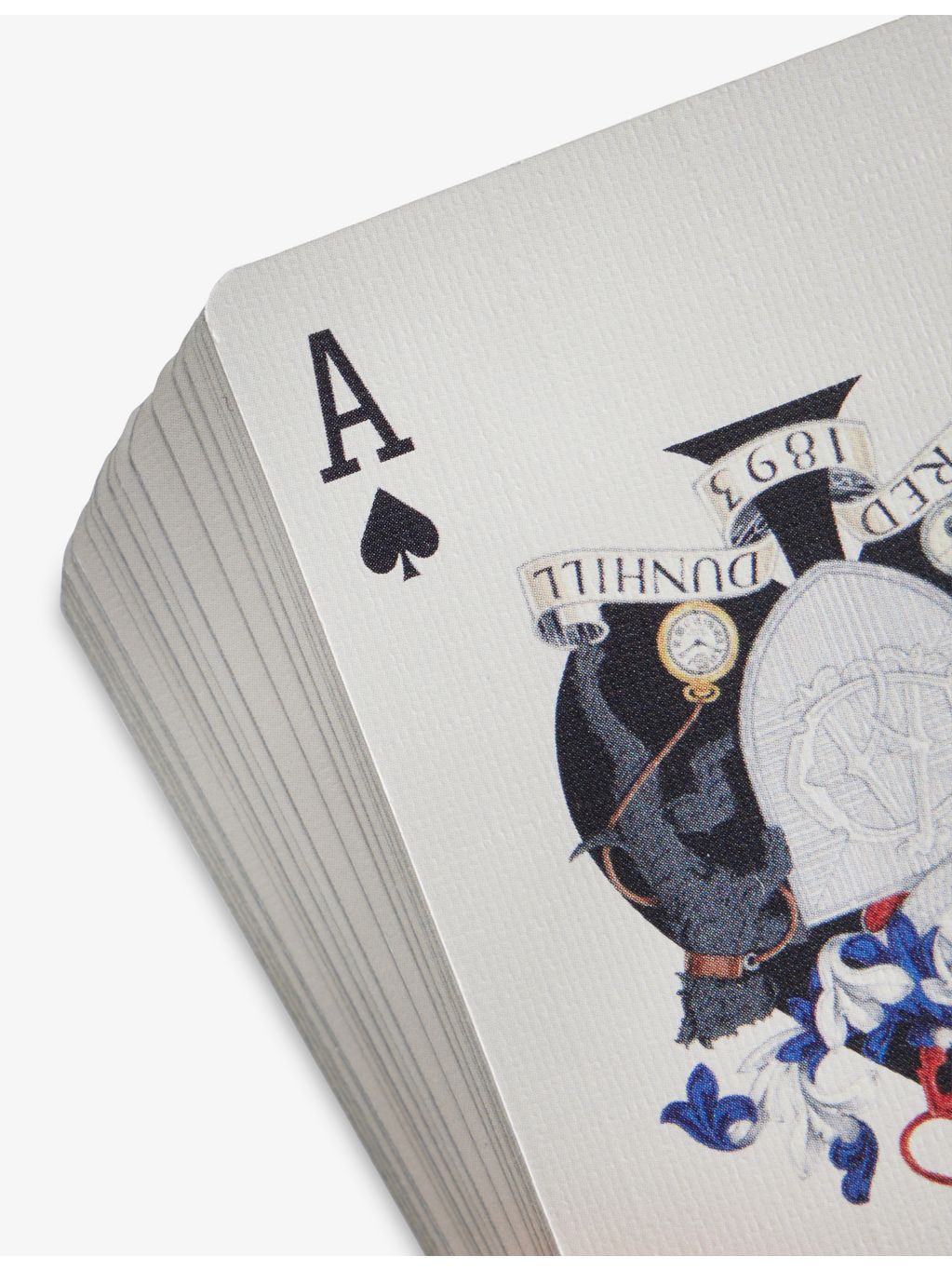 Dunhill playing cards with leather slip (British brand)