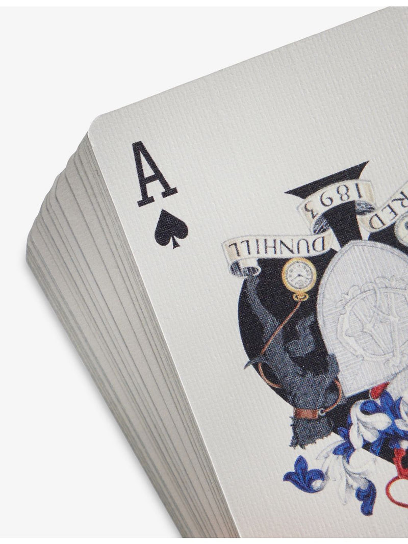 Dunhill playing cards with leather slip (British brand)