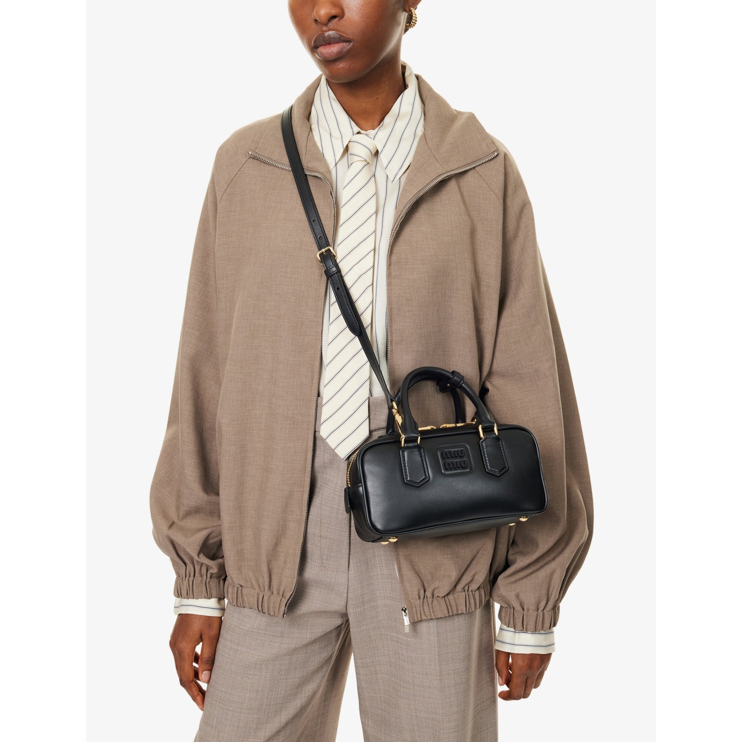Miu Miu leather top handle bag - British product