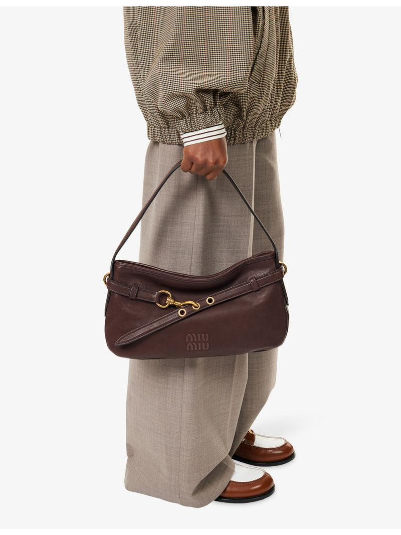 Miu Miu Aventure leather shoulder bag, imported from the UK