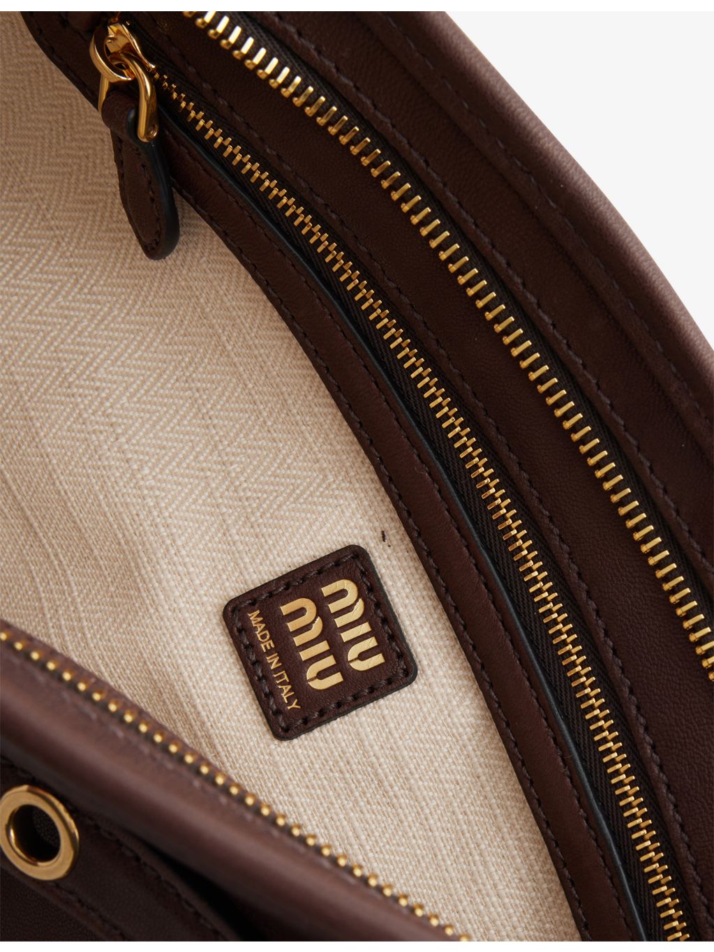 Miu Miu Aventure leather shoulder bag, imported from the UK