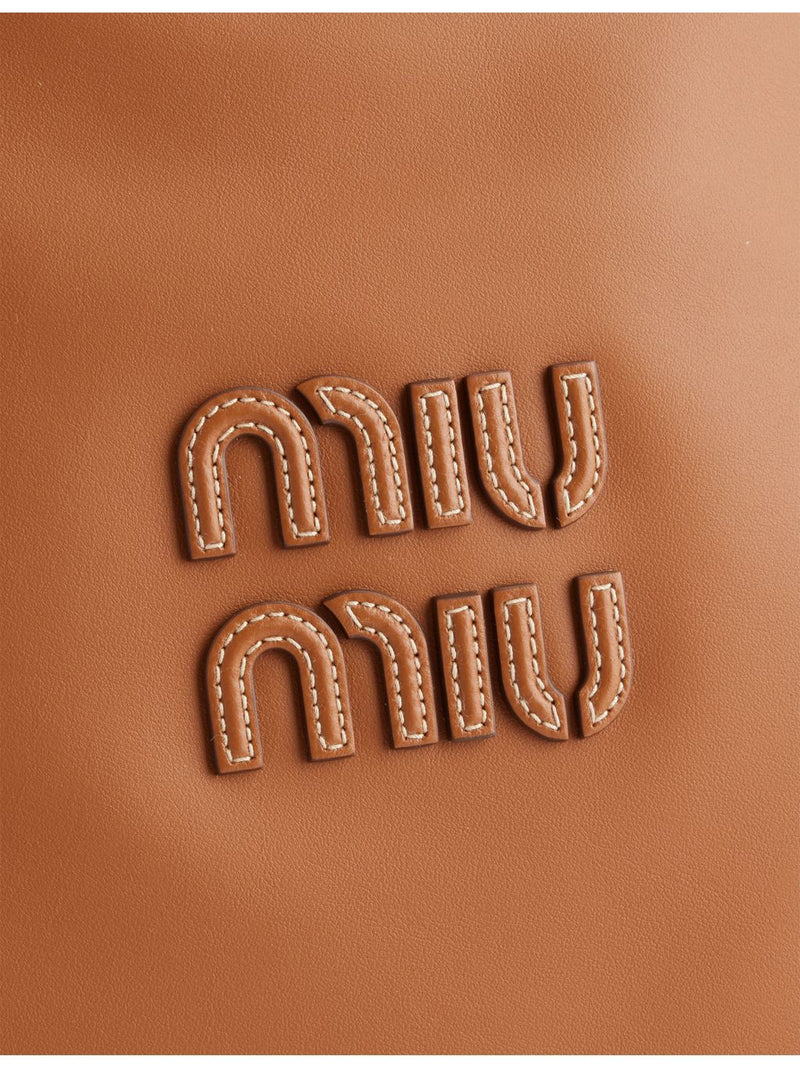 Miu Miu IVY shoulder bag in smooth calf leather, UK version