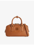 Miu Miu leather top handle bag, gold hardware - British product