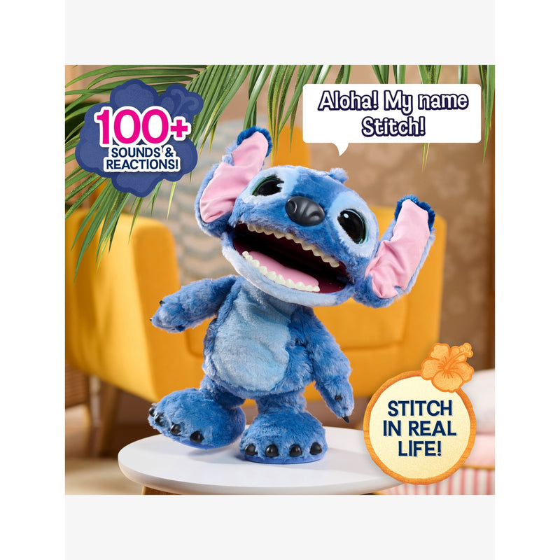Disney Ultimate Stitch interactive soft toy 43cm, imported from the UK