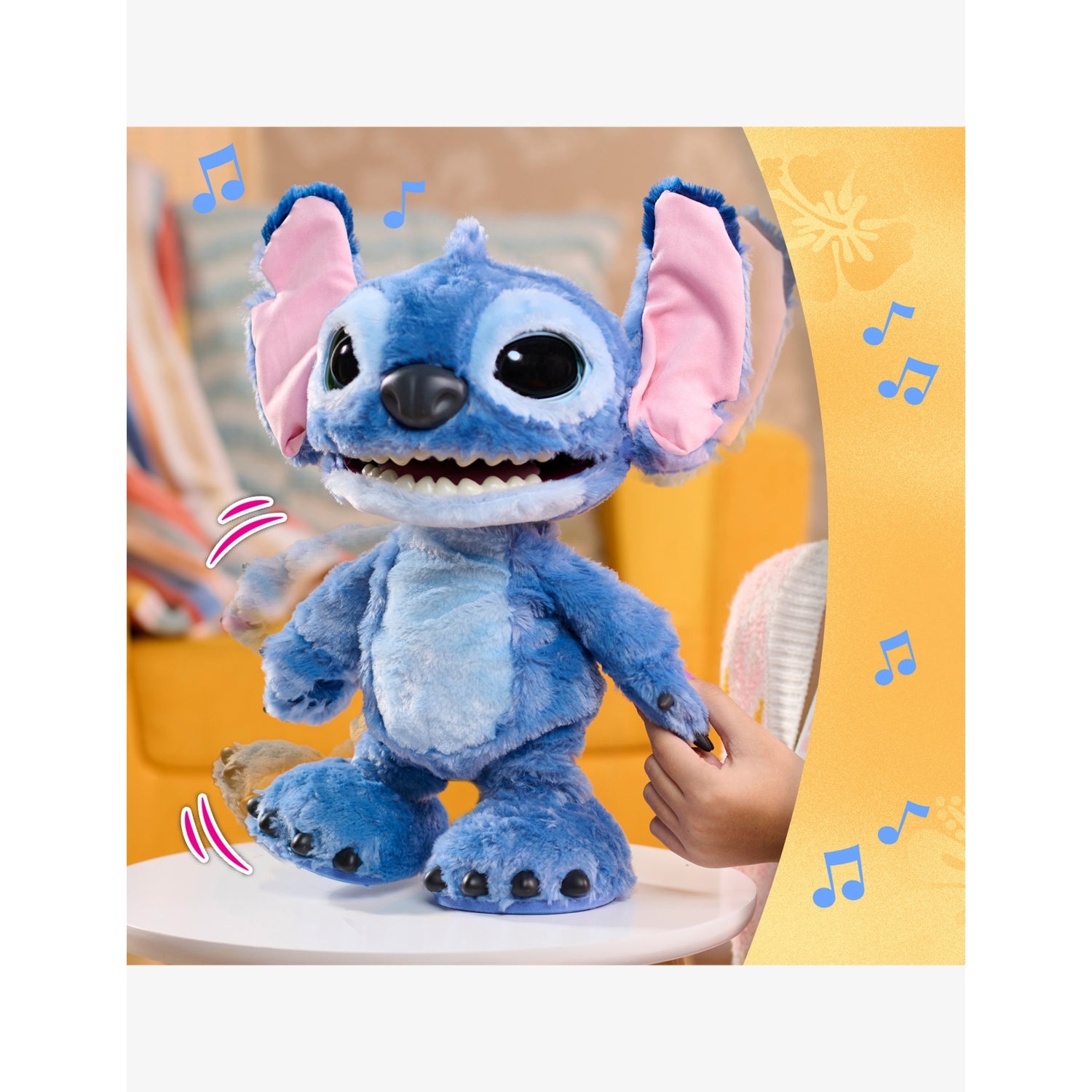 Disney Ultimate Stitch interactive soft toy 43cm, imported from the UK