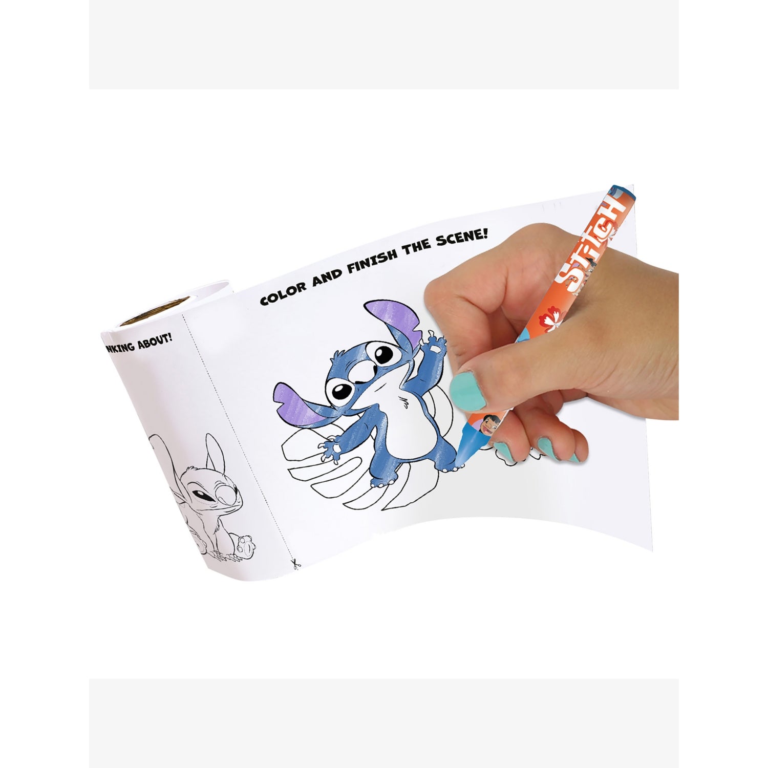 Disney Stitch craft set in carry case - British product