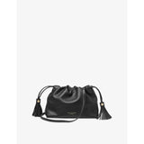 Soho Large Leather Cross-Body Pouch - BLACK