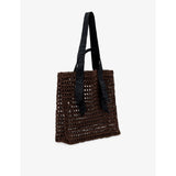 AllSaints Lullah raffia tote bag, UK version