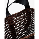 AllSaints Lullah raffia tote bag, UK version