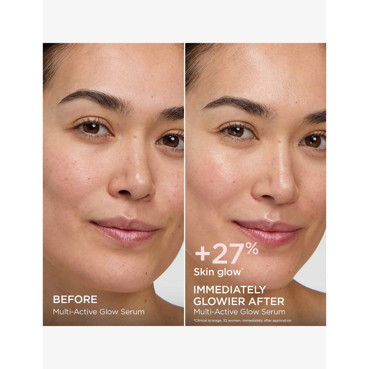 Clarins Multi-Active Glow Serum 30ml, imported from the UK