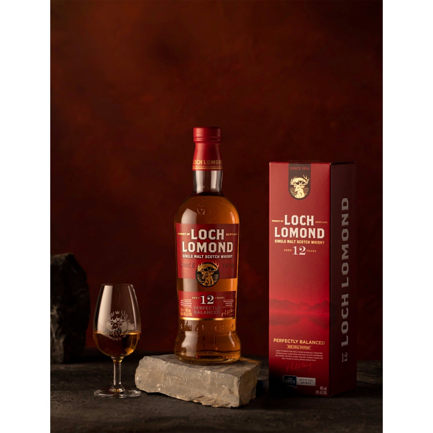 Loch Lomond 12 Year Old single malt Scotch whisky 700ml (British brand)