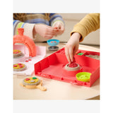 Kinetic Sand Squish Pizza playset with tools, imported from the UK