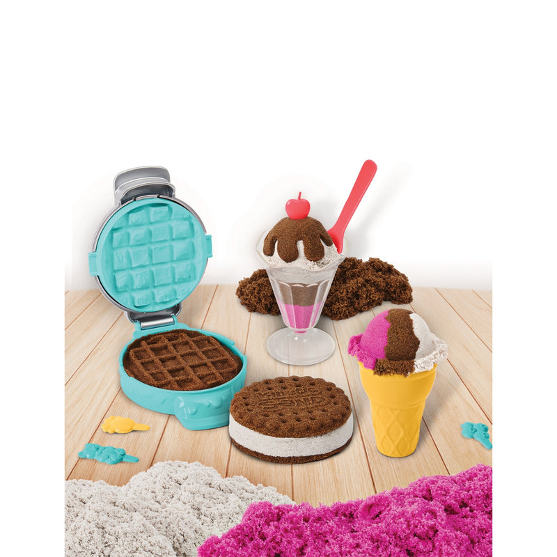 Kinetic Sand ice cream playset with scented sand, UK version