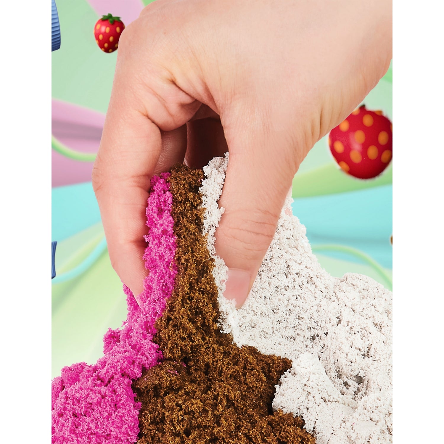 Kinetic Sand ice cream playset with scented sand, UK version