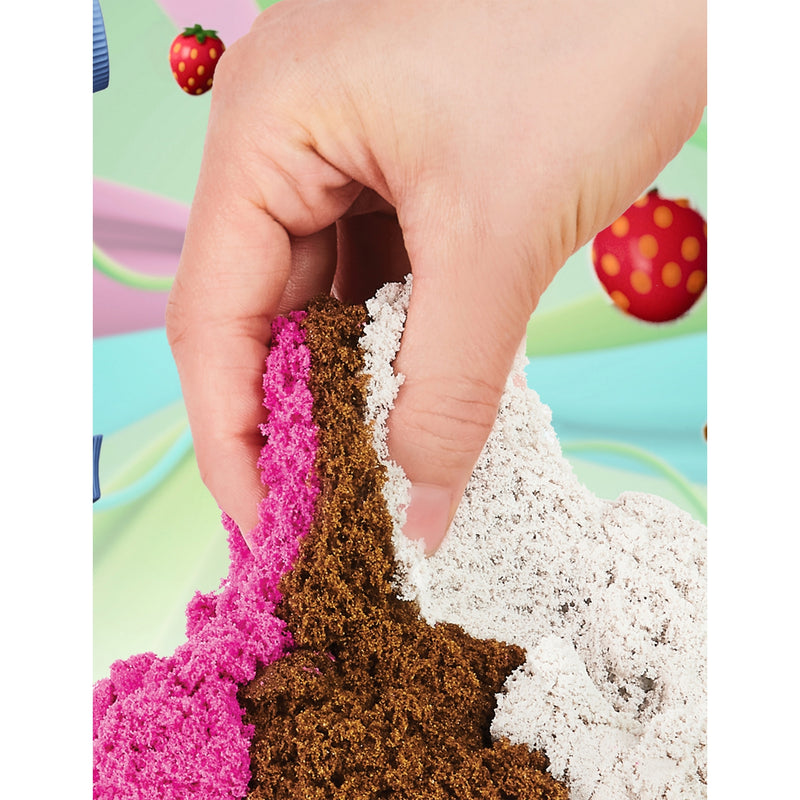 Kinetic Sand ice cream playset with scented sand, UK version