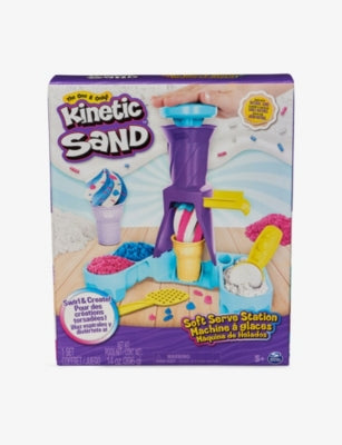 Kinetic Sand Soft Serve Station playset, imported from the UK