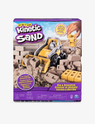 Kinetic Sand digger truck playset with 453g sand - British product