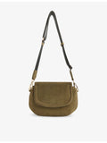 Whistles Nala suede cross-body bag, imported from the UK