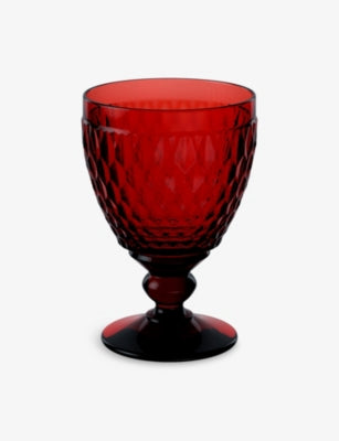Villeroy & Boch Boston crystal glass water goblet 250ml (British brand)
