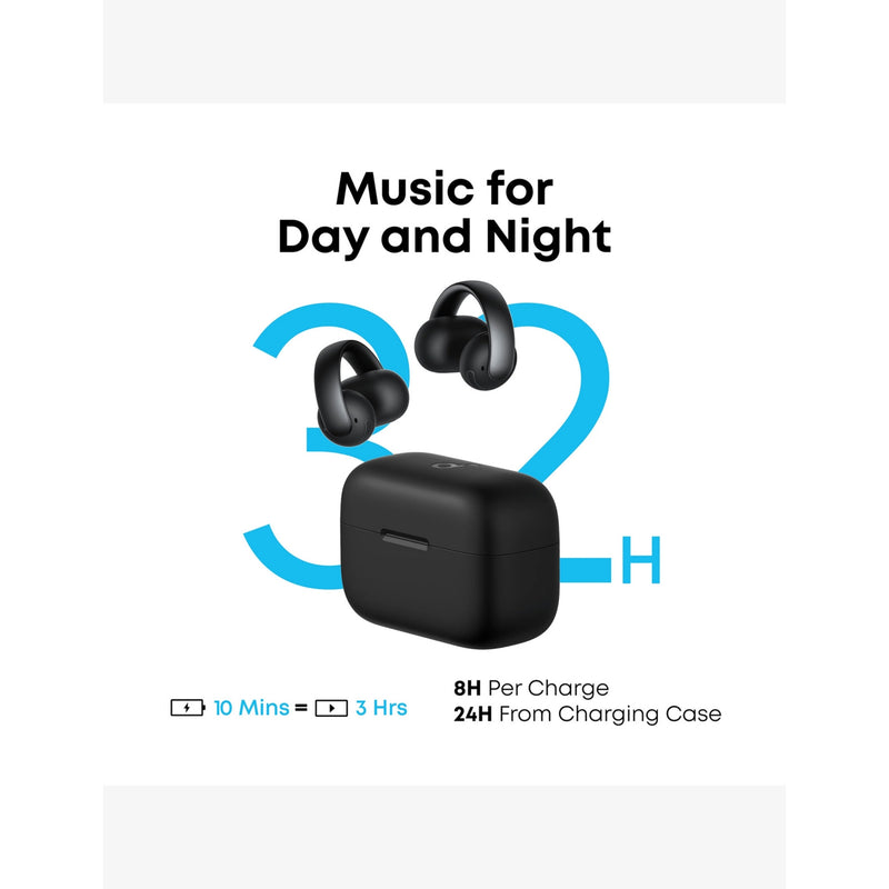 Soundcore AeroClip open ear clip on earbuds, imported from the UK