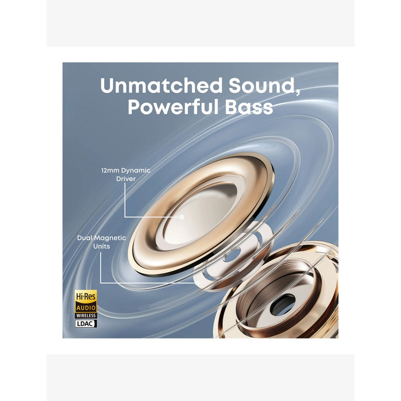 Soundcore AeroClip open ear clip on earbuds, imported from the UK