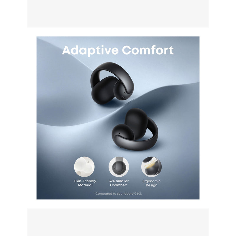 Soundcore AeroClip open ear clip on earbuds, imported from the UK