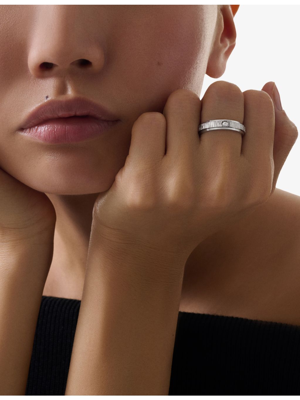 Piaget Possession 18ct white-gold 0.02ct brilliant-cut diamond ring (British brand)