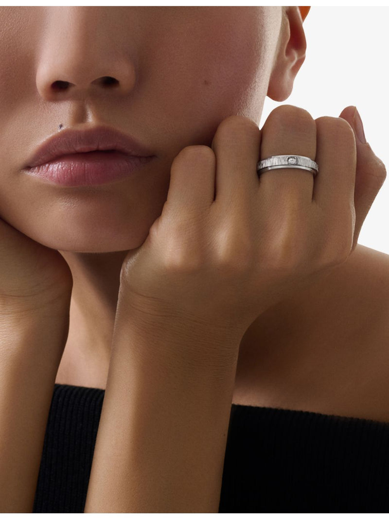 Piaget Possession 18ct white-gold 0.02ct brilliant-cut diamond ring (British brand)