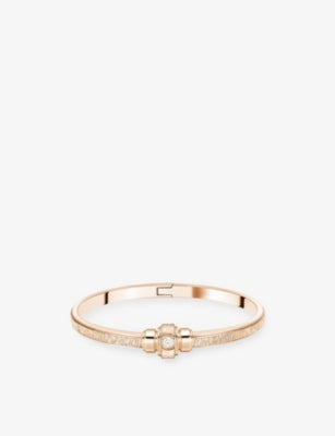 Piaget Possession 18ct Rose-Gold and 0.09ct Brilliant-Cut Diamond Bangle