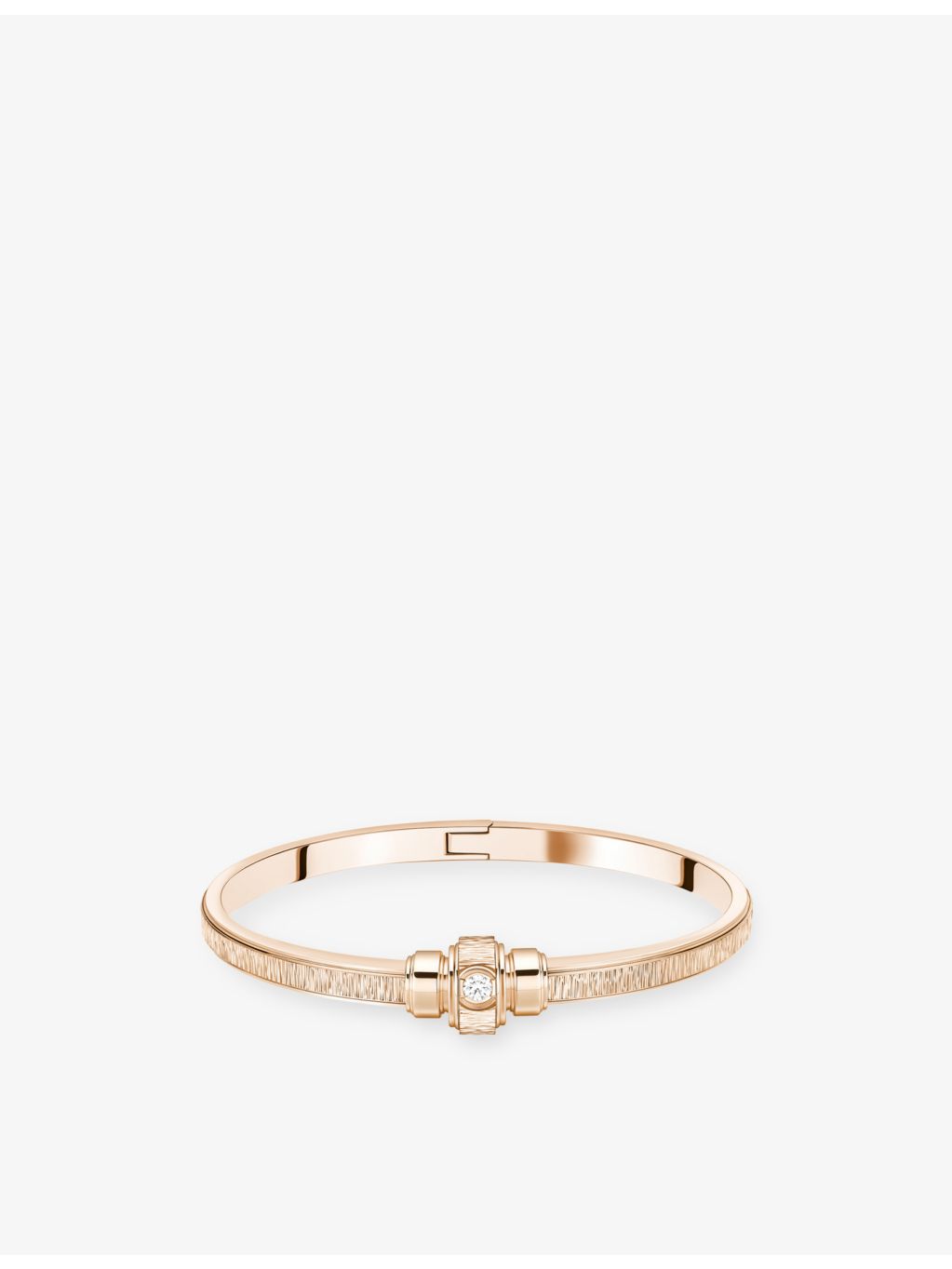 Piaget 18ct rose gold 0.09ct diamond bangle, UK version