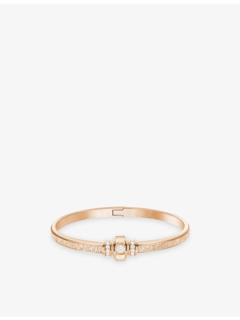 Piaget diamond bangle 18ct rose gold 0.43ct (British brand)