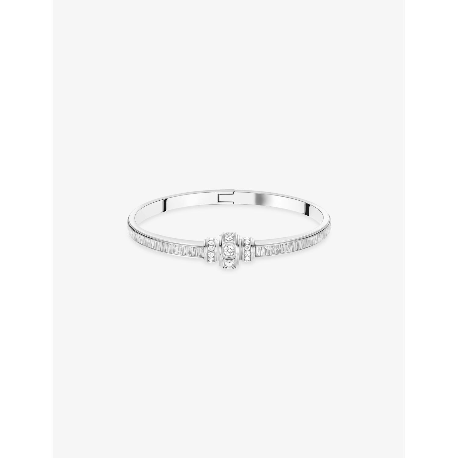 Possession 18ct White-Gold And 1.02ct  Brilliant-Cut Diamond Bangle - 14cm