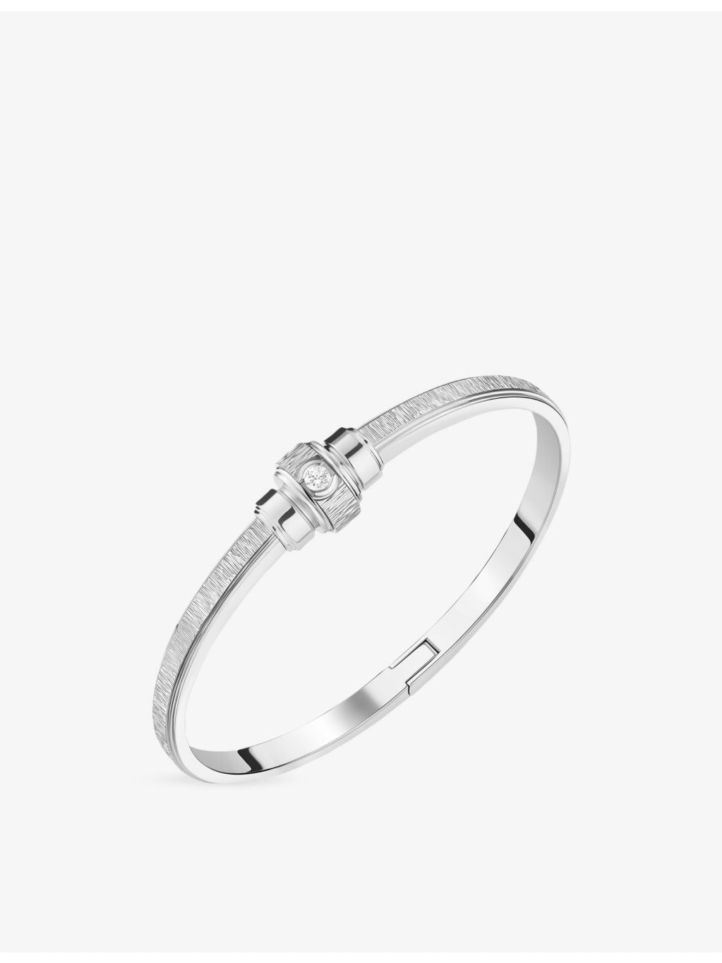 Piaget 18ct white gold diamond bangle 0.09ct, imported from the UK