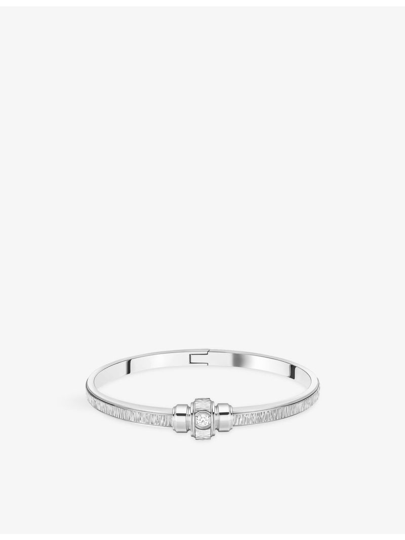 Piaget 18ct white gold diamond bangle 0.09ct, imported from the UK