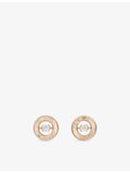 Piaget rose gold diamond stud earrings 0.09ct, UK version