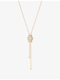 Piaget 18ct rose gold 0.43ct diamond pendant necklace (British brand)