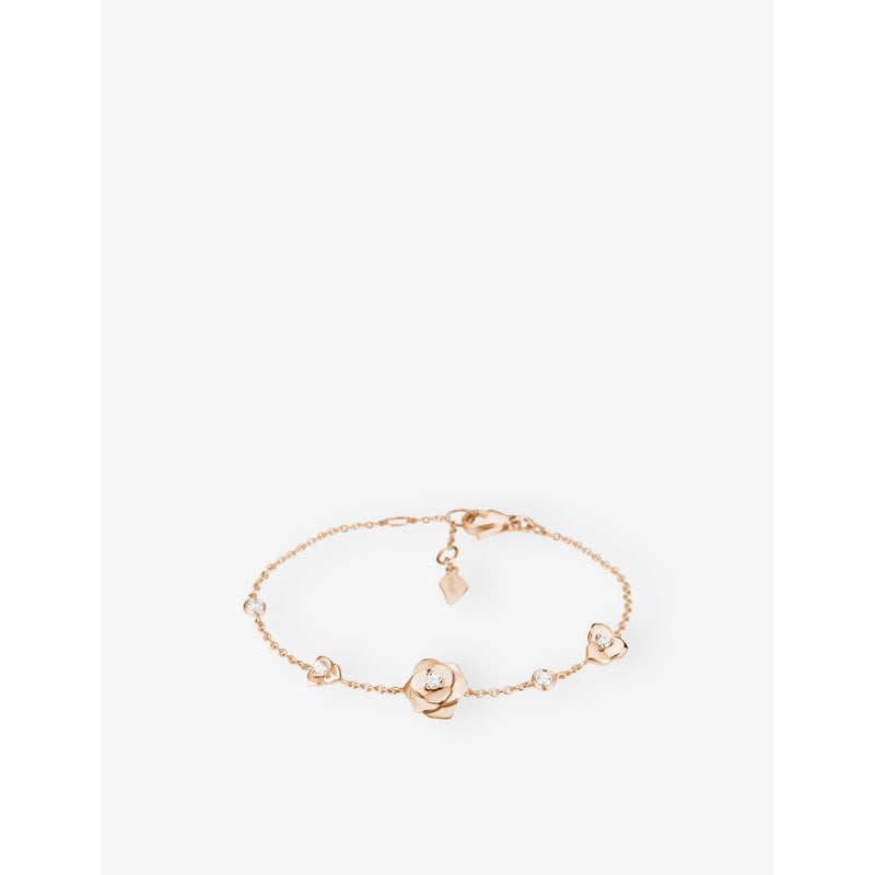 Piaget 18ct rose-gold diamond bracelet 0.26ct (British brand)
