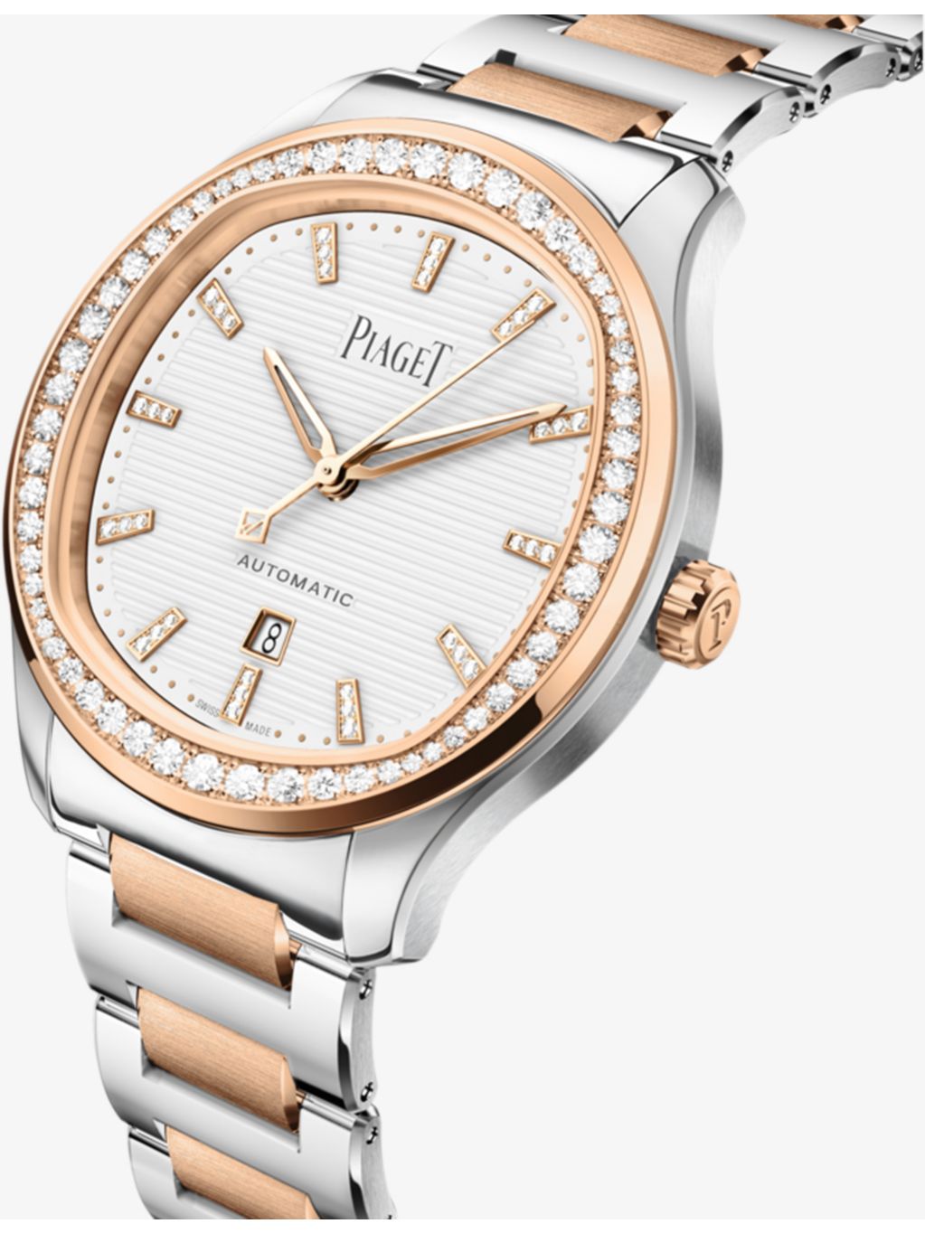 Piaget Polo Date 36mm rose gold diamond watch imported from the UK
