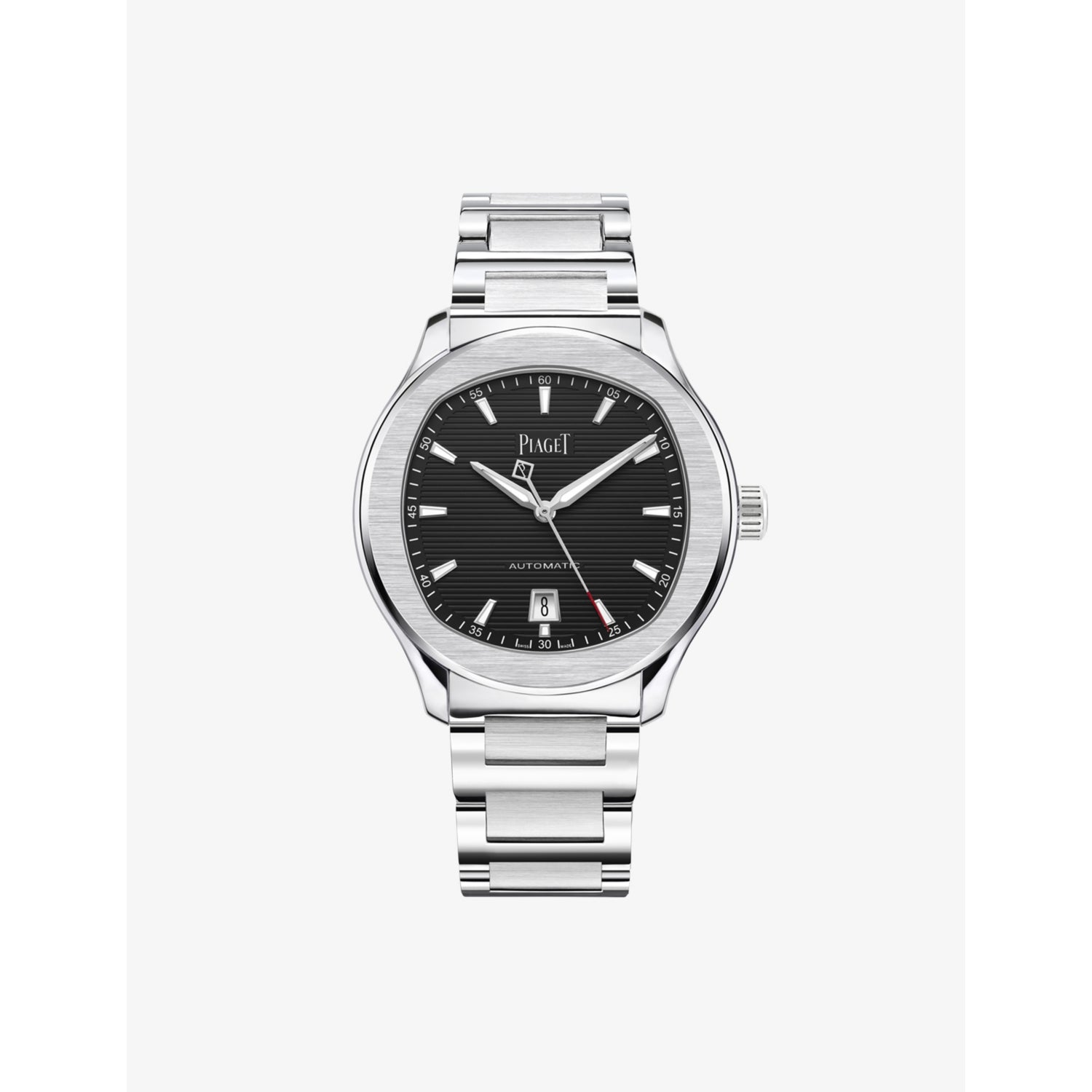 Piaget Polo stainless-steel automatic watch 42mm black dial - British product