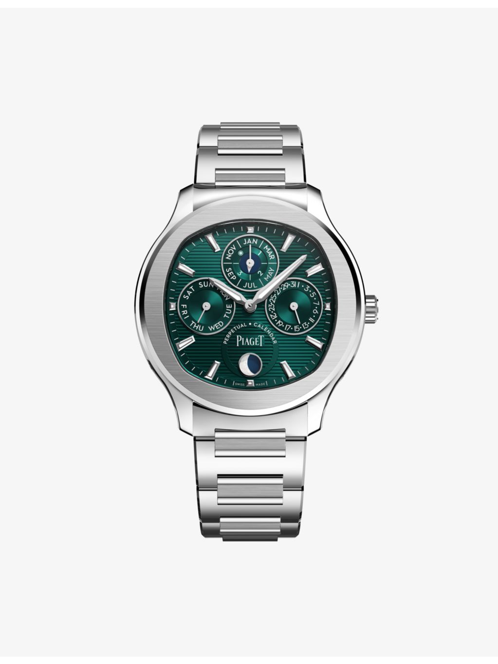 Piaget Polo automatic watch 42mm stainless steel green dial - British product