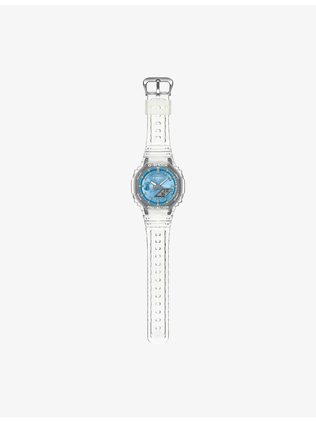 Casio G-Shock GA-2100BM-7A2ER quartz watch sky blue dial (British brand)