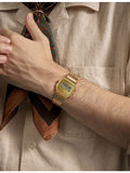 Casio vintage stainless-steel and resin quartz watch, imported from the UK