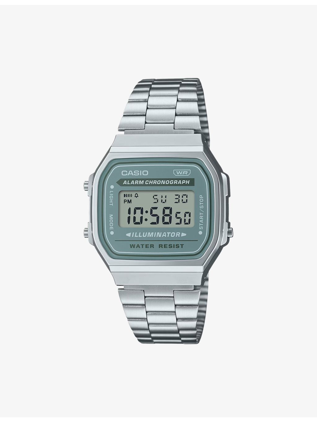 Casio A168WA-3AYES vintage quartz watch (British brand)