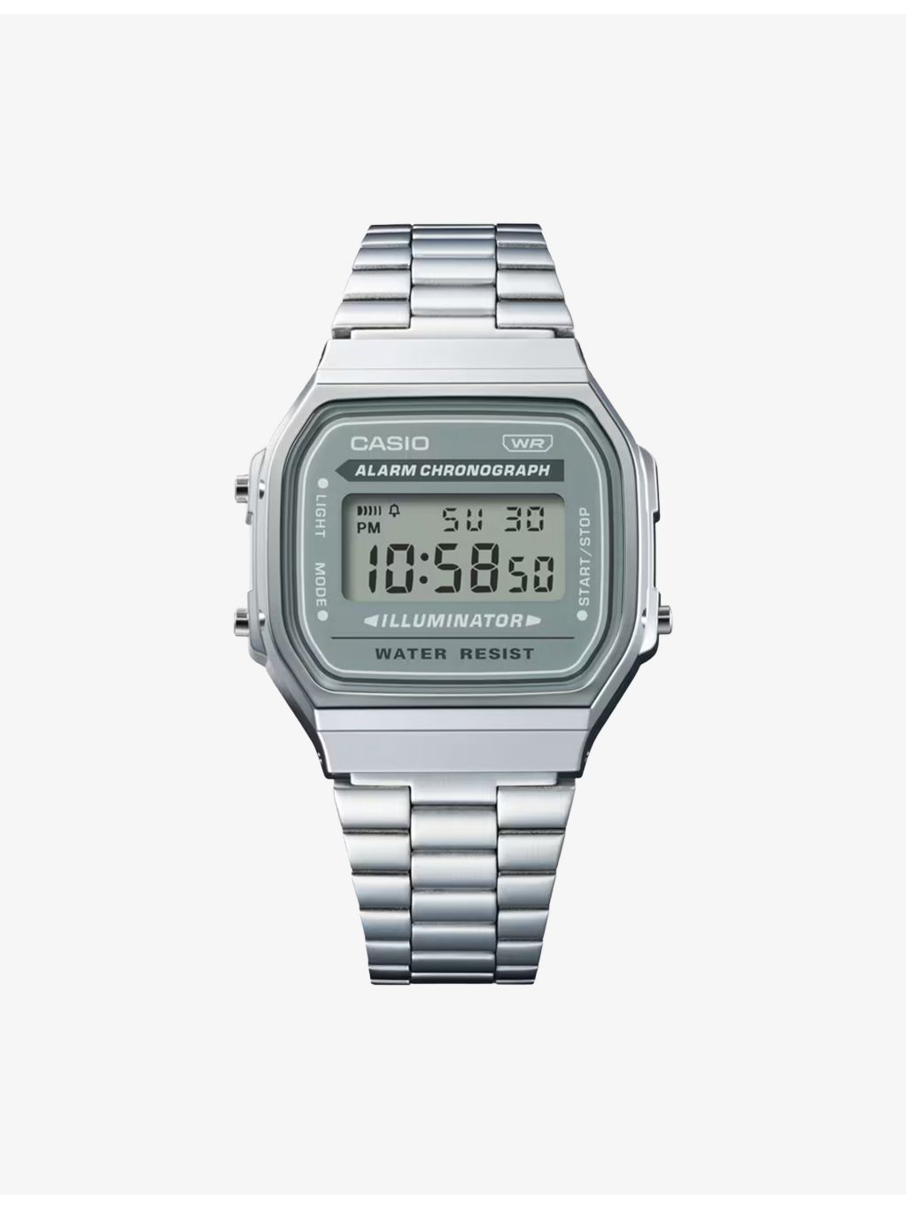 Casio A168WA-3AYES vintage quartz watch (British brand)