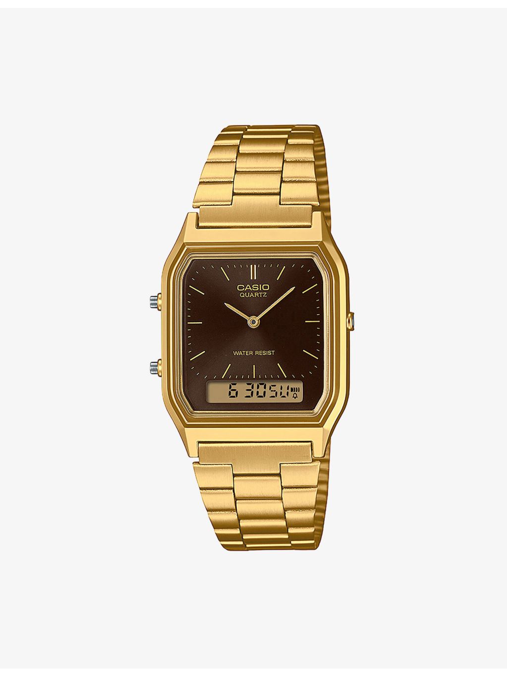 Casio AQ-230 resin watch with analog digital display, imported from the UK